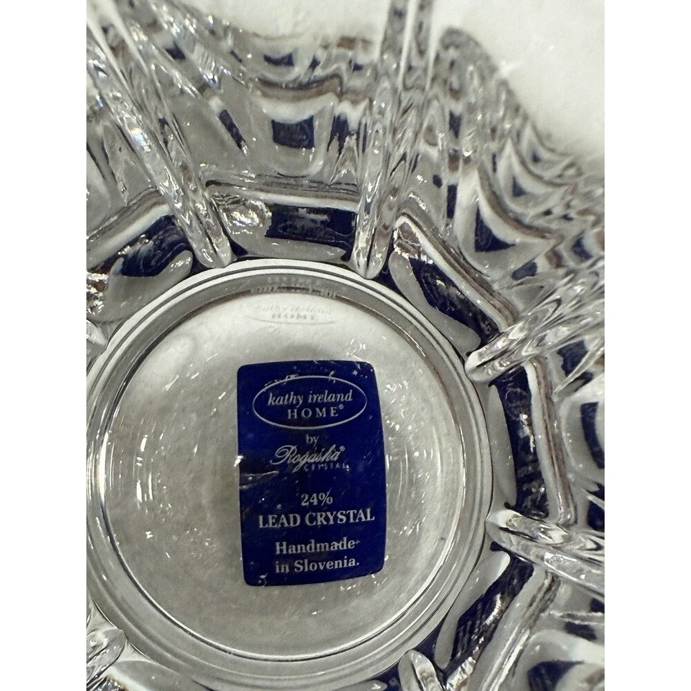 Rogaska Gallia Set 4 Crystal Highball Tumbler Glasses 5 3/8
